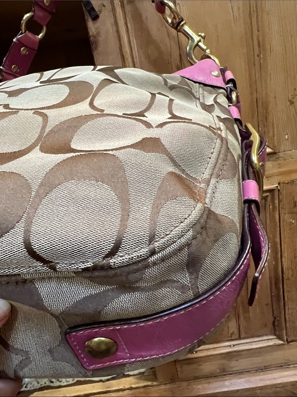Coach 12674 Signature Zoe XL Hobo Bag - Picture 8 of 15